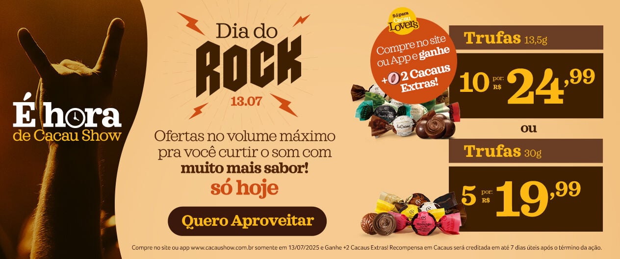 Mês do Chocolate_Dia do rock